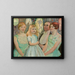 En traje de fiesta - Harry Linley Richardson — cuadro enmarcado en la pared