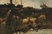 Paisaje con ovejas, Picardía - Harry Thompson — vista de la obra