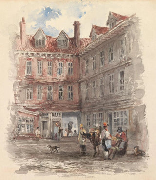 Harry Willson - Urban Scene with Vendors.webp