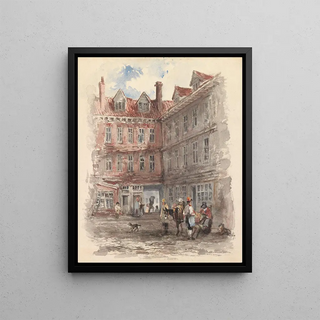 Harry Willson - Urban Scene with Vendors.webp