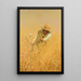 Wheat Harvest Painting - Harvey T. Dunn — framed artwork on a wall