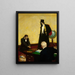 El hombre enmascarado - Harvey T. Dunn — cuadro enmarcado en la pared