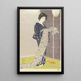 Hashiguchi Goy - Woman in a Summer Kimono Kaso no musume.webp