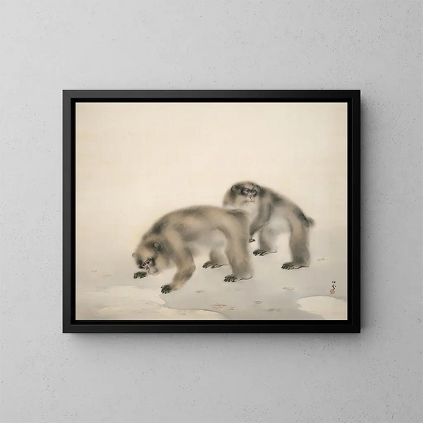 Morning After the Rain - Hashimoto Kansetsu — framed artwork on a wall