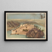 Isla de Philae - Hector Horeau — cuadro enmarcado en la pared