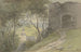 View of Falkenstein with the Ruin and the Church in the Valley - Heinrich Adolf Valentin Hoffmann — artwork view