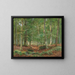 Un claro en el bosque - Heinrich Böhmer — cuadro enmarcado en la pared