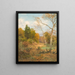Bosque de otoño - Heinrich Böhmer — cuadro enmarcado en la pared