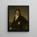 Retrato de Valentin Hellmann - Heinrich Christoph Kolbe | Cuadro — cuadro enmarcado en la pared