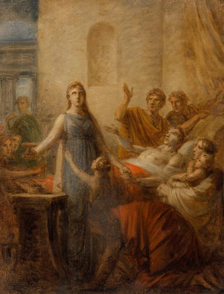 Heinrich Friedrich Fger - Alkeste opfert sich fr Admetos Skizze.webp
