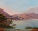 Una vista del lago de Como - Heinrich Jaeckel — vista de la obra