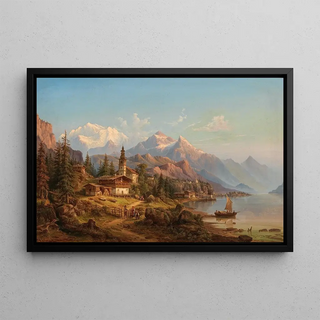 Heinrich Jaeckel - Partie vom Thuner See Switzerland.webp