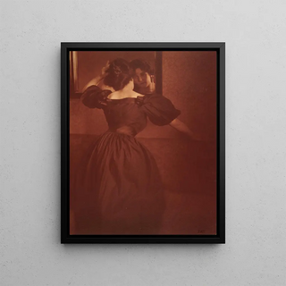 Heinrich Khn - Woman before a Mirror.webp