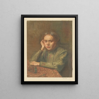 Heinrich M Krabb - Portrait of a woman.webp