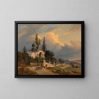 Heinrich Peyer - Die JohannesNepomukKapelle auf dem Schanzel.webp