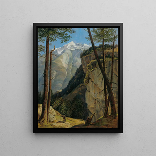 Heinrich Reinhold - Der Watzmann vom Wimbachtal aus.webp
