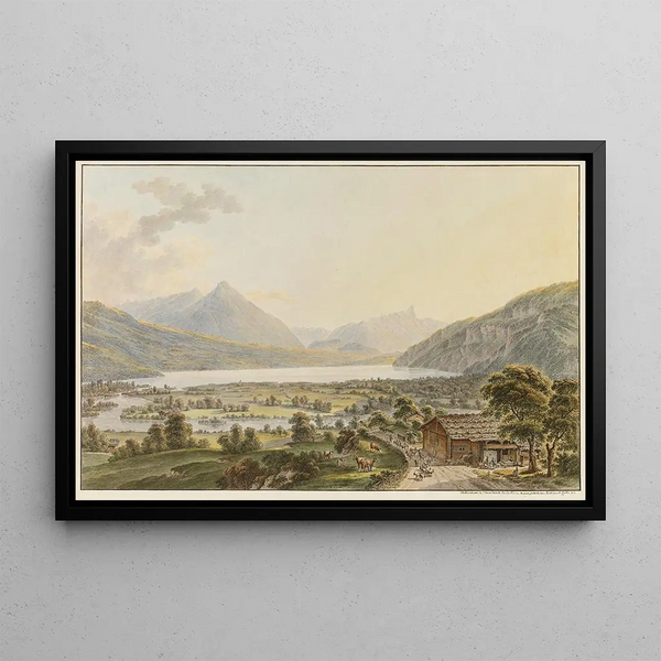 Heinrich Rieter - Embouchure de lAare dans le lac de Thoun.webp