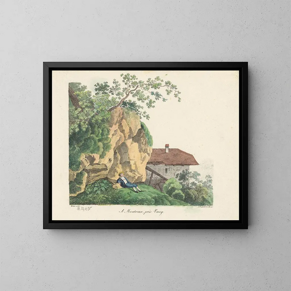Halle de Berne - Heinrich Rieter — cuadro enmarcado en la pared