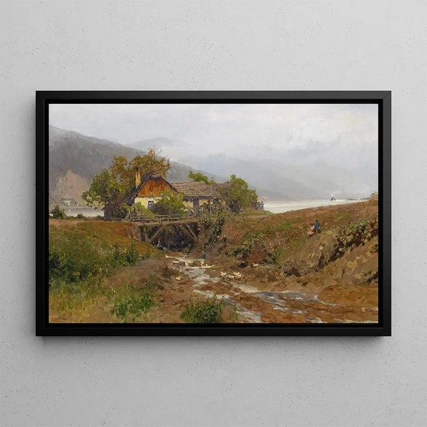 Heinrich Tomec - Blick bei Weienkirchen ber die Donau.webp