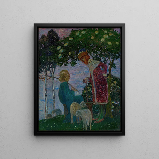 Heinrich Vogeler - Knig und Schferin.webp