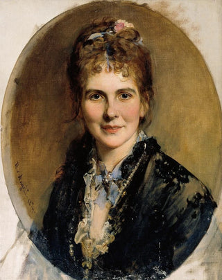 Heinrich von Angeli - Brustbild einer jungen Frau.webp