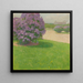 Heldenplatz con lilas - Carl Moll — cuadro enmarcado en la pared