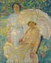 Parasol blanco 2 - Helen Galloway McNicoll — vista de la obra