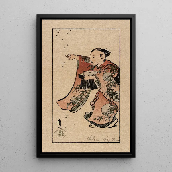 Chasser la malchance - Helen Hyde — framed artwork on a wall