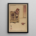 Mademoiselle Nuage d'abricot - Helen Hyde — framed artwork on a wall