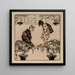 La Salutation - Helen Hyde — framed artwork on a wall