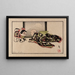 The Puppy-Cat and the Baby - Helen Hyde — framed artwork on a wall