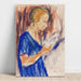 Reproduction of the painting Hélène Rohlfs - Christian Rohlfs