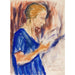 Reproduction of the painting Hélène Rohlfs - Christian Rohlfs