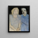 Amigos - Helene Schjerfbeck — cuadro enmarcado en la pared