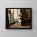 Madre e hijo - Helene Schjerfbeck — cuadro enmarcado en la pared