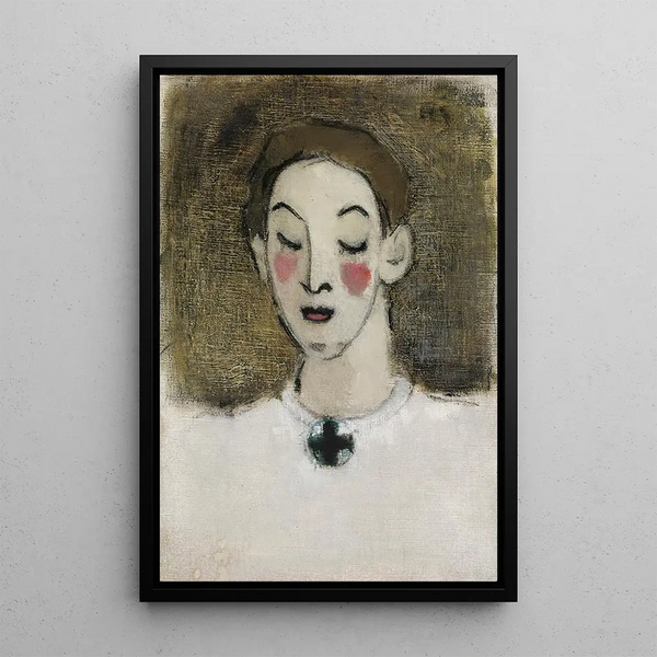 Nurse I Kaija Lahtinen - Helene Schjerfbeck — framed artwork on a wall