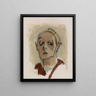 Helene Schjerfbeck - SelfPortrait en face I.webp