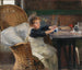 La Convaleciente - Helene Schjerfbeck — vista de la obra