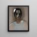 La hija de California - Helene Schjerfbeck — cuadro enmarcado en la pared