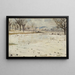 Bonn on the Rhine Landscape of Winter - Helmer Osslund — framed artwork on a wall
