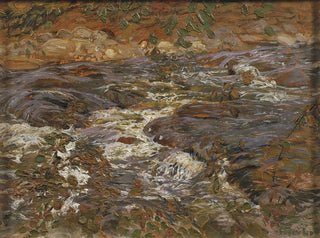 Ruisseau en cascade - Helmer Osslund — vista de la obra