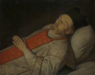 Hendrick Bloemaert - Portrait of Joannes Putkamer 16001671 on his Deathbed.webp