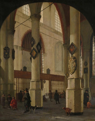 Hendrick Cornelisz van Vliet - View of the Oude Kerk in Delft.webp