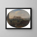 Vista de Roma desde un jardín, mirando hacia el sur en dirección a San Giovanni in Laterano, vista desde atrás - Hendrick Frans van Lint — cuadro enmarcado en la pared