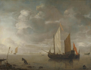 de calma marina - Hendrick Jacobsz Dubbels — vista de la obra