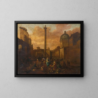 Hendrick Mommers - Amsterdam View Of A Roman Market.webp