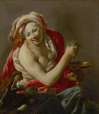 Hendrick Ter Brugghen - Bacchante With An Ape.webp