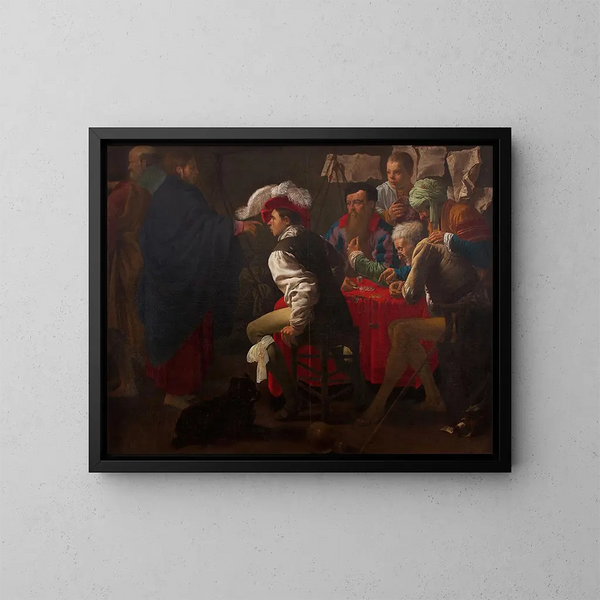 L'Appel de saint Matthieu - Hendrick Ter Brugghen — cuadro enmarcado en la pared