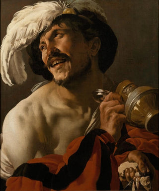 Hendrick Ter Brugghen - The Merry Drinker.webp