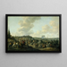 La partida de Carlos II de Inglaterra de Scheveningen, 2 de junio de 1660 - Hendrick de Meijer — cuadro enmarcado en la pared